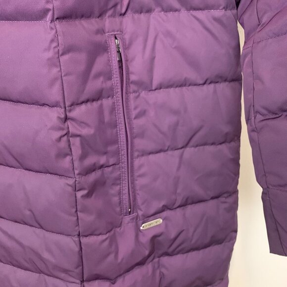 NWT Lands' End Women's Down Winter Coat Purple Size 1X (16w-18w) NEW - Picture 10 of 11